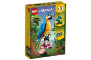 Lego Creator 3 Em 1 Papagaio Exótica 31136 Bonecos Animais