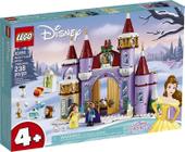 LEGO Disney Belle's Castle Winter Celebration (43180) Disney Princess Building Kit Faz um ótimo aniversário para crianças que amam a bela e a fera da Disney, Nova 2020 (238 Peças)