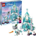 LEGO Disney Frozen Elsa's Magical Ice Palace 43172 Toy Castle Building Kit com Mini Dolls, Castle Playset com personagens populares de Frozen, incluindo Elsa, Olaf, Anna e mais (701 peças)