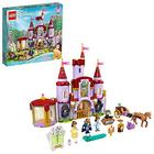 LEGO Disney Princess Belle and The Beast's Castle 43196 Building Toy Set para crianças, meninas e meninos com mais de 6 anos (505 peças)