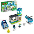 LEGO DUPLO Town Police Station & Helicopter 10959 Building Toy Set for Preschool Kids, Toddler Boys and Girls Ages 2+ (40 Peças)