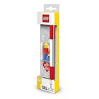 Lego Gel Pen - Vermelho + Minifiguras