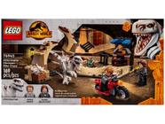 LEGO Jurassic World Dominion Dinossauro - Atrociraptor: Perseguição de Motocicleta 169 Peças