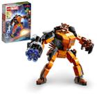 Lego marvel armadura robô de rocket 76243 (98 peças)