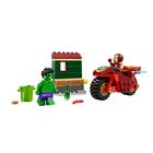 Lego Marvel - Homem de Ferro com Motocicleta e o Hulk 76287 Lego