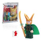 LEGO Marvel Super Heroes Avengers Wrath of Loki Minifigure - Loki com Cajado de Ouro (76152)