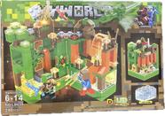 Lego Minecraft Barato - 240 peças - Floresta Dragão Verde COM LUZ - LB639D