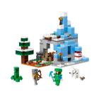 Lego Minecraft Os Picos Gelados 304 Peças - 21243