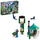 LEGO Minecraft The Sky Tower 21173 Fun Floating Islands Building Kit Toy with a Pilot, 2 Flying Phantoms and a Cat Nova 2021 (565 peças)
