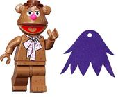 LEGO Minifigura Muppets: Fozzie Bear com Capa Roxa Extra