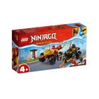 Lego Ninjago Batalha de Carro e Moto do Kai e Ras 71789