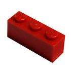 LEGO Peças: Tijolo Vermelho (Vermelho Brilhante) 1x3 x50