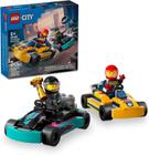 LEGO Set City Carros de Karting e Pilotos 99 peças