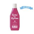 Leite de rosas desodorante tradicional limpa e protege sua pele contra cravos e espinhas 20x 60ml