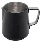 Leiteira Pitcher Cremeira Aço Inox Preta 350ml - Lyor