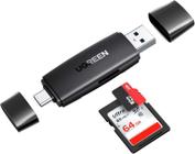 Leitor De Cartão 2 Em 1 Ugreen Usb-a Usb-c Para Cartão Sd Tf