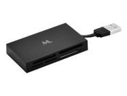 Leitor De Cartão De Memória Mtek Cr-620 6 Em 1 Preto Usb 2.0