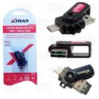 Leitor de cartão micro sd otg xt-2119 xtrad