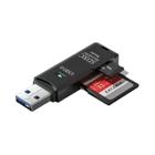 Leitor de Cartões USB 3.0 2 em 1 - Alta Velocidade, TF e SD - para Computadores e Tablets