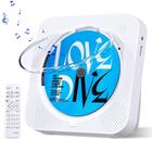 Leitor de CD MICOCIOUS Bluetooth Desktop com alto-falantes e rádio FM