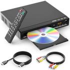 Leitor de DVD WSJSYH para todas as regiões com HDMI, leitor de CD e porta USB