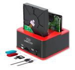 Leitor de HD Externo Case para HD Adaptador Dock Station 2 TB SATA 2.5 / 3.5 Case Entradas 2 USB 3.0 Leitor de Pendrives Cartão SD