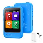 Leitor MP3 QNGEE M8 16GB com Bluetooth, alto-falante, FM azul