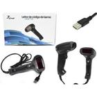 Leitor scanner de codigo de barras laser com cabo usb de 1,5m - Knup