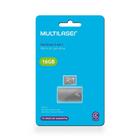 Leitor USB Cartão De Memória Classe 4 16GB Multilaser MC