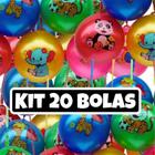 Lembrancinha Para Festas Bola Vinil Chaveiro 20 Unidades