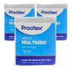 Lenço Banho Multiuso Procitex 28x30cm Cremer C/ 300 UN