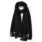 Lenço de inverno Clothirily Fashion Shawl Cashmere Feel Black