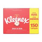 Lenço de Papel Kleenex Dia a Dia 150 Unidades Leve Mais por Menos