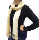 Lenço Echarpe Pashmina Cachecol Gola Feminino Degradê Com Franjas Elegante e Despojado