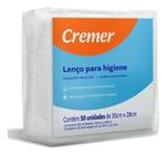 Lenço para Acamados Higiene Pessoal com 50 Unidades - Cremer