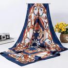 Lenço Pescoço Echarpe Cetim Estampas 90x90cm