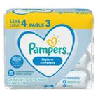 Lenco Umedecido Pampers Leve 4 Pague 3 Com 4x48 Higiene Completa Especial