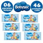 Lenço Umedecido toalhinha Babysec Galinha Pintadinha Ultrafresh Kit c/ 06 pacotes