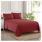 Lençóis de cama Sweet Home Collection RV Short Queen Burgundy