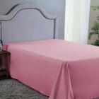 Lençol 400 Fios Cama Casal Padrão 30cm Altura Sem Elástico Toque Macio Avulso Liso