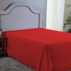 Lençol 400 Fios Casal Sem Elástico Virol Hotel Pousada Tecido Acetinado