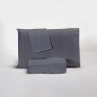 Lençol Aconchego 400 Fios Percal Liso Clean 3 Peças