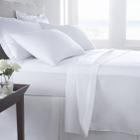 Lençol Avulso King Size com Elástico- Branco - Percal 200 fios 100% algodão - 193 X 203 X 30