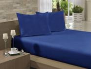 Lençol Avulso Kingsize Extra 280x290 Azul Marinho Soft