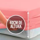 Lençol Casal 40cm c/ Elástico na Volta Toda Percal Flex 400 Fios