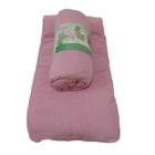 Lençol Casal Camitalia 100% Algodão Cor Rosa Fio 30/1 Com Elástico Linha Trento