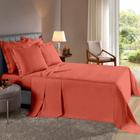 Lençol Casal de Cima 3 PÇS c/ Bainha Percal Flex 400 Fios Toque Macio