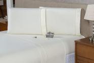 Lençol Casal de Cima c/ Ponto Palito Percal Flex 400 Fios Macio