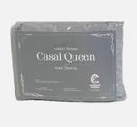 Lençol Casal Queen Avulso 100% algodão percal 200 fios com elastico