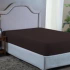 Lençol de Cama 400 Fios King Size Micro Percal Aveludado Toque Macio com Elástico